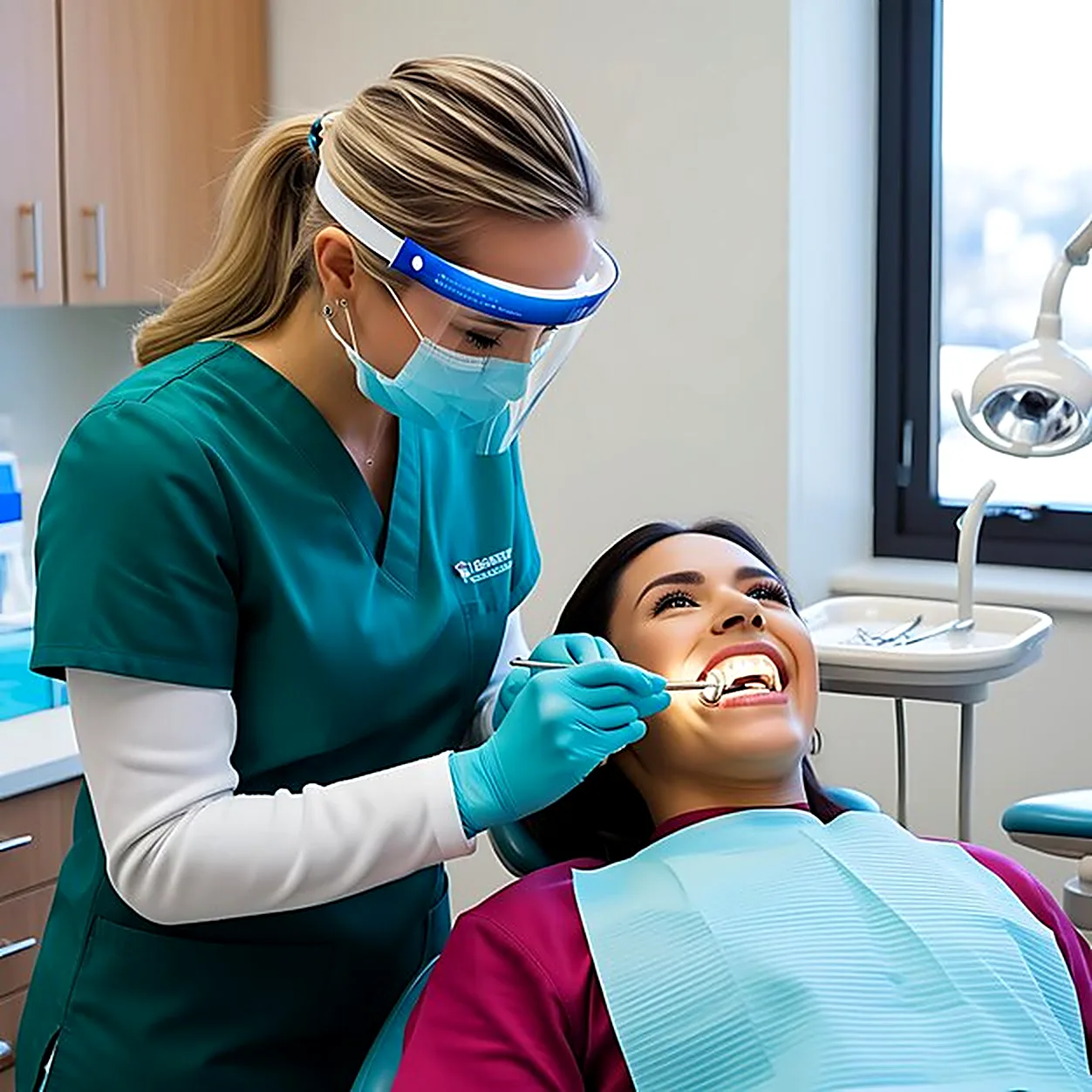 Paciente sonriendo tras su tratamiento en Dosis Dental
